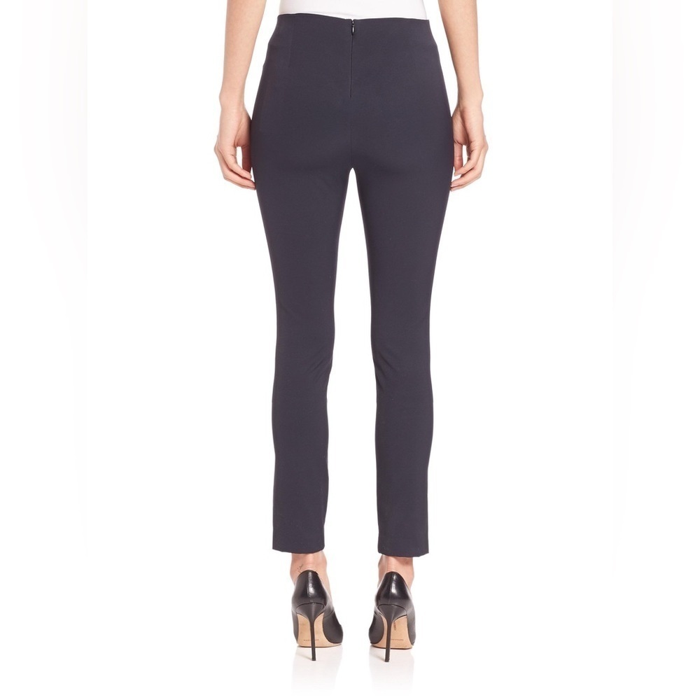 Theory || Navalane Neoteric Skinny Ankle Stretch Pant Corporate Work Navy 2